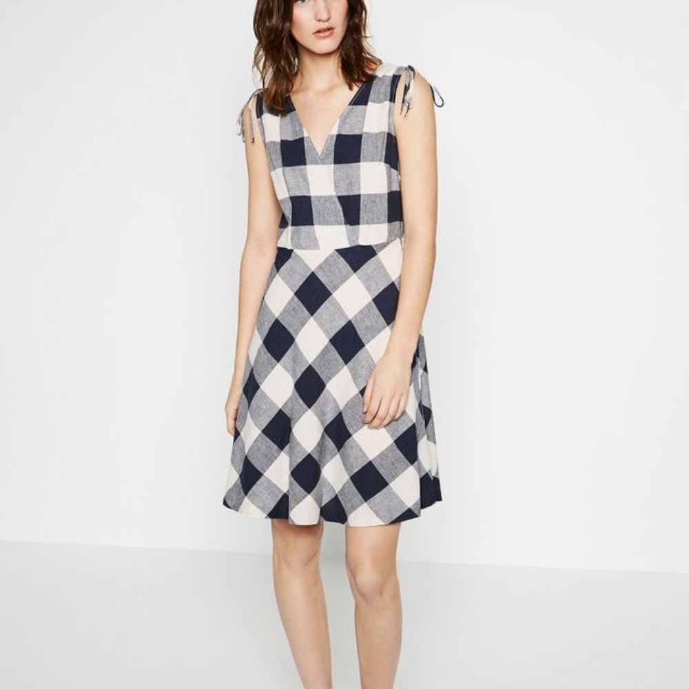 Zara gingham dress